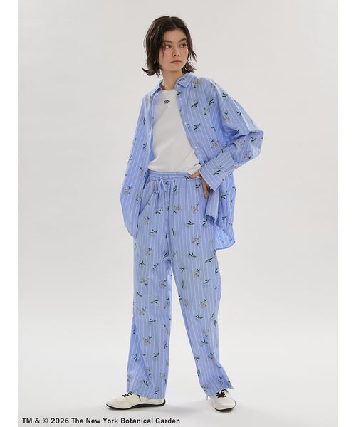 emmi(エミ)の「【emmi×NYBG】ストライプリラックスパンツ【セットアップ対応】(その他パンツ・レディース・イエロー/ブルー・0/1)」の9枚目の写真