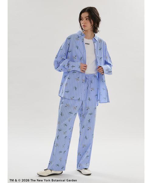 emmi(エミ)の「【emmi×NYBG】ストライプリラックスパンツ【セットアップ対応】(その他パンツ・レディース・イエロー/ブルー・0/1)」の15枚目の写真