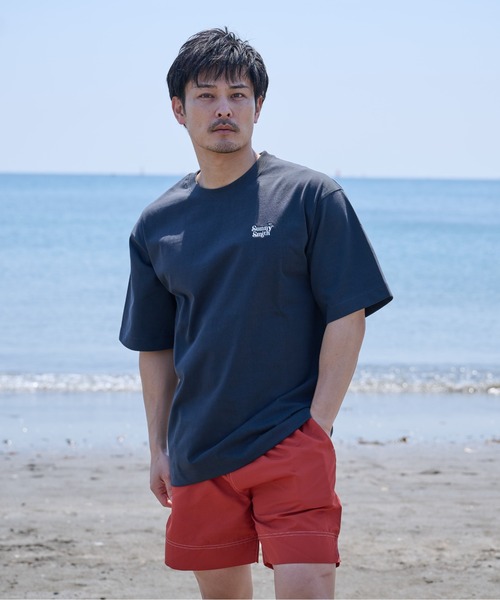 Sunny Smith(サニースミス)の「ウルトラヘビーオンス刺繍ロゴTシャツ(Tシャツ/カットソー・メンズ・アッシュグレー/オフホワイト/チャコール・LARGE/MEDIUM/SMALL)」の16枚目の写真