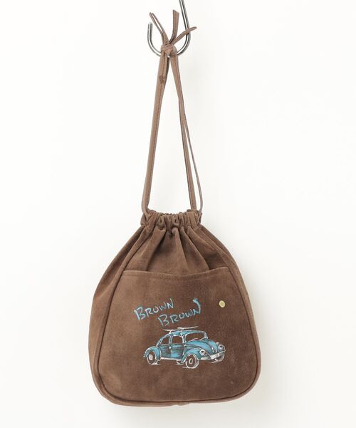 BrownBrown（ブラウンブラウン）の「【BrownBrown】ブラウンブラウン/ P,S ペイントメディスンバック（ショルダーバッグ・メンズ・ベージュ/グレー/ブラウン・FREE）」の3枚目の写真