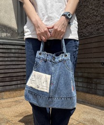 SNOOPY×OLD BETTY'S（スヌーピーカケルオールドベティーズ）の「スヌーピー【SNOOPY】デニム ショルダーバッグ（ショルダーバッグ）」