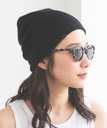 MILLION CARATS | 【接触冷感】《TESTIFY》- クールタッチワッチ -ひんやり快適に被れる、大人のレディース夏ニットワッチ帽子(ニットキャップ/ビーニー)