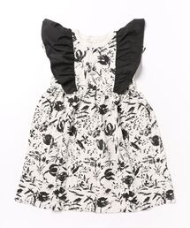 maarook（マルーク）の「モノトーンフラワーPT天竺ワンピース（ワンピース）」