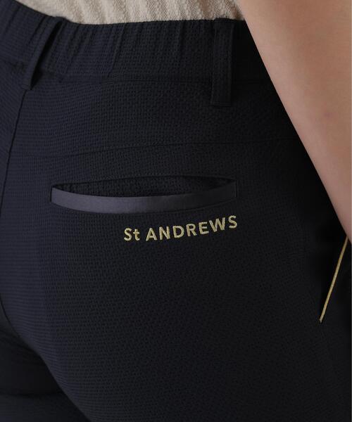 St ANDREWS(セントアンドリュース)の「【St ANDREWS】【吸水速乾】【ストレッチ】2WAYストレッチパンツ (WOMENS)(その他パンツ・レディース・ベージュ/ブラック・M/S)」の11枚目の写真