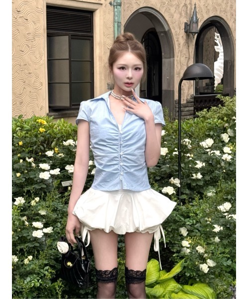Darich（ダーリッチ）の「ヘムリボンバルーンスカート（スカート