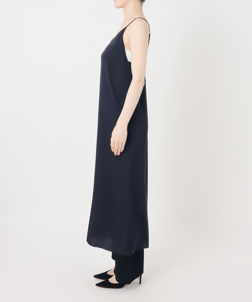 Deuxieme Classe(ドゥーズィエムクラス)の「SILK SATIN CAMI ワンピース(ワンピース・レディース・ネイビー・FREE)」の7枚目の写真