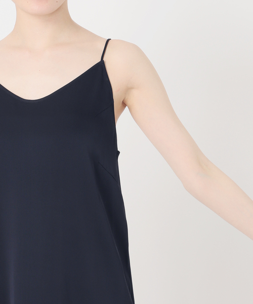 Deuxieme Classe(ドゥーズィエムクラス)の「SILK SATIN CAMI ワンピース(ワンピース・レディース・ネイビー・FREE)」の10枚目の写真