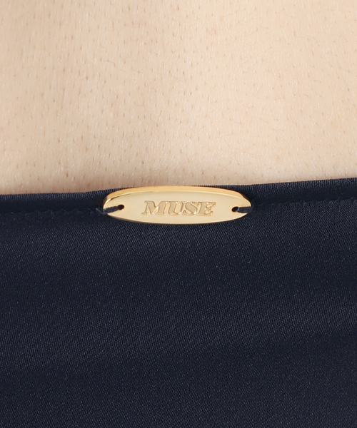Deuxieme Classe(ドゥーズィエムクラス)の「SILK SATIN CAMI ワンピース(ワンピース・レディース・ネイビー・FREE)」の14枚目の写真