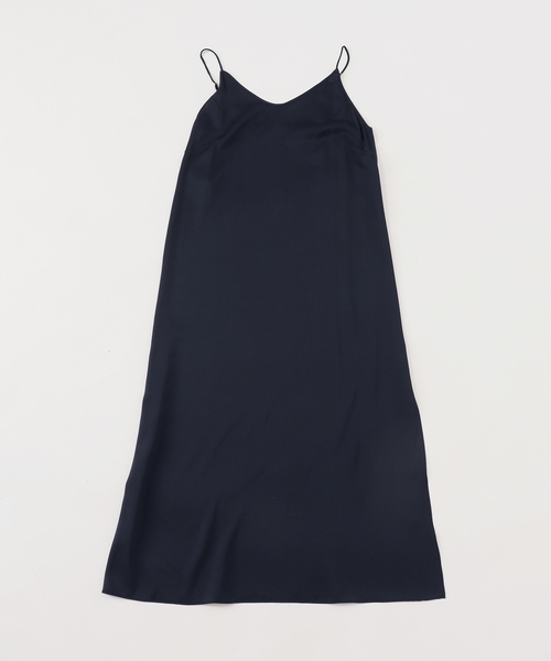 Deuxieme Classe(ドゥーズィエムクラス)の「SILK SATIN CAMI ワンピース(ワンピース・レディース・ネイビー・FREE)」の15枚目の写真