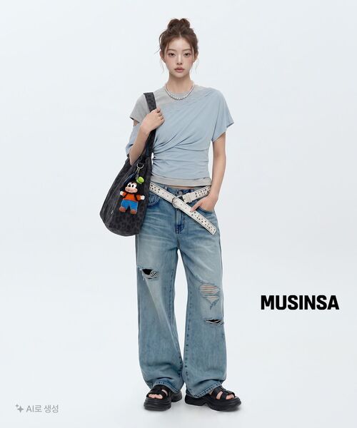 NICK&NICOLE(ニックアンドニコール)の「ROSE LETTERING CROPPED TOP_GRAY(Tシャツ/カットソー・レディース・その他・FREE)」の9枚目の写真