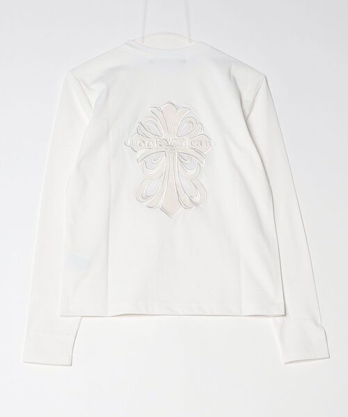 COOK JEANS(クックジーンズ)の「PUダガークロスVネックロングTシャツ(Tシャツ/カットソー・メンズ・ホワイト・SMALL/MEDIUM/LARGE/X-LARGE)」の5枚目の写真