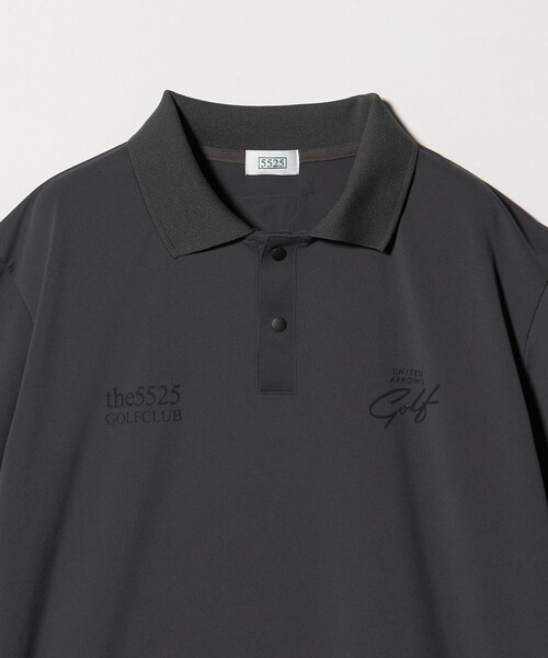 5525golf(ゴーゴーニーゴーゴルフ)の「【別注】<5525 for UNITED ARROWS GOLF>ポロシャツ(ポロシャツ・メンズ・ネイビー/ダークグレー・S/L/M)」の4枚目の写真