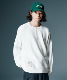 AZE H/S KNIT HENLEY（ニット/セーター）｜WYM LIDNM（ウィム バイ