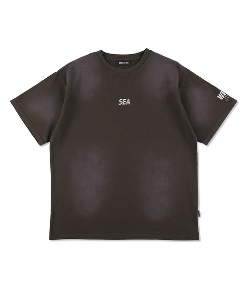 WIND AND SEA(ウィンダンシー)の「SULFUR DYEING LOGO S/S TEE(Tシャツ/カットソー・メンズ・サックスブルー/パープル/ブラウン/ミント/オレンジ/ブラック・X-LARGE/MEDIUM/LARGE/SMALL)」の3枚目の写真