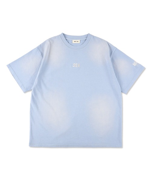WIND AND SEA(ウィンダンシー)の「SULFUR DYEING LOGO S/S TEE(Tシャツ/カットソー・メンズ・サックスブルー/パープル/ブラウン/ミント/オレンジ/ブラック・X-LARGE/MEDIUM/LARGE/SMALL)」の5枚目の写真