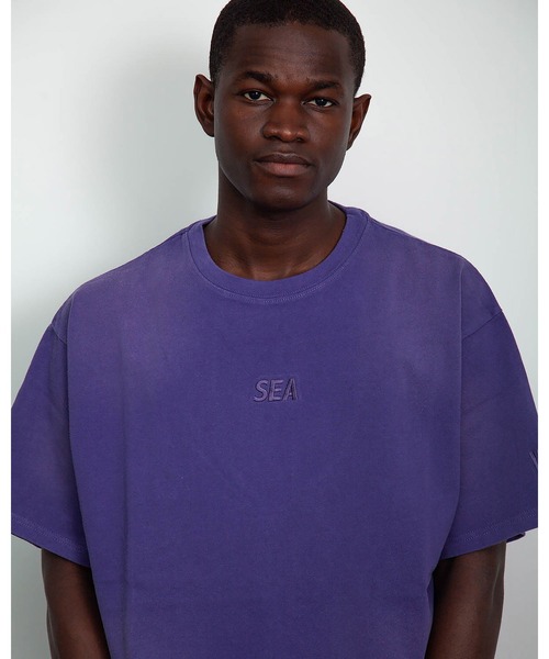 WIND AND SEA(ウィンダンシー)の「SULFUR DYEING LOGO S/S TEE(Tシャツ/カットソー・メンズ・サックスブルー/パープル/ブラウン/ミント/オレンジ/ブラック・X-LARGE/MEDIUM/LARGE/SMALL)」の10枚目の写真
