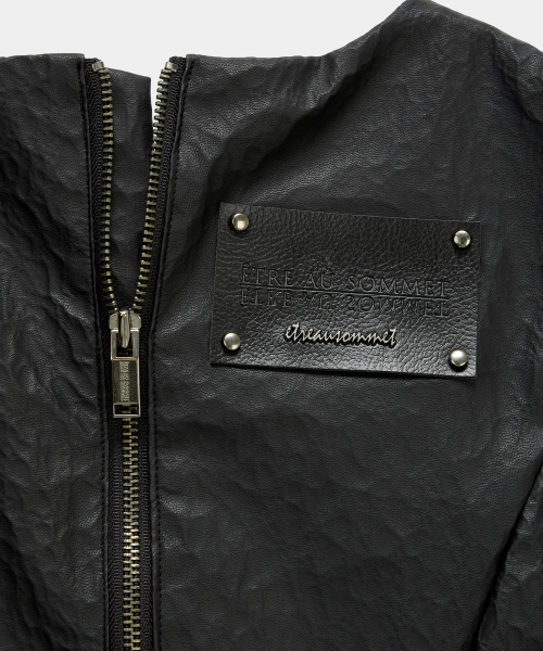 ETRE AU SOMMET(エトレオソメ)の「Corset Panel Leather One-Piece (Black)(ワンピース・レディース・ブラック・MEDIUM/SMALL)」の10枚目の写真