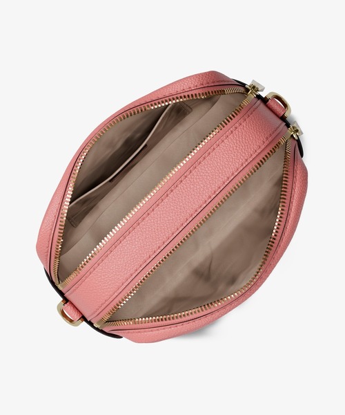 MICHAEL KORS(マイケルコース)の「BRYANT ぺブルレザー ダブルジップ チェーン カメラ クロスボディ ミディアム(ショルダーバッグ・レディース・ピンク系・FREE)」の3枚目の写真