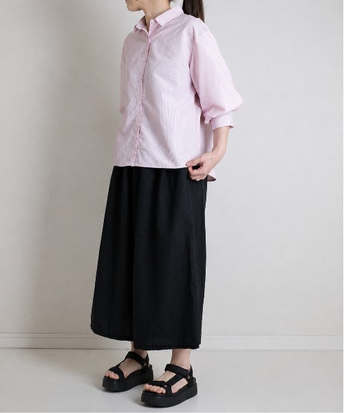 Flugge(フラッジー)の「クロップドワイドパンツ(その他パンツ・レディース・グリーン/ブラック・FREE)」の6枚目の写真