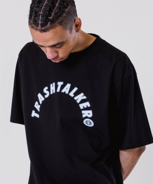 ALL DAY HOOPS(オールデイフープス)の「トラッシートーカー オーバーサイズ 半袖Tシャツ ブラック(Tシャツ/カットソー・メンズ・その他・1/2/3/WOMENS)」の1枚目の写真