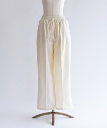 Water-Repellent Pintuck Wide Pants