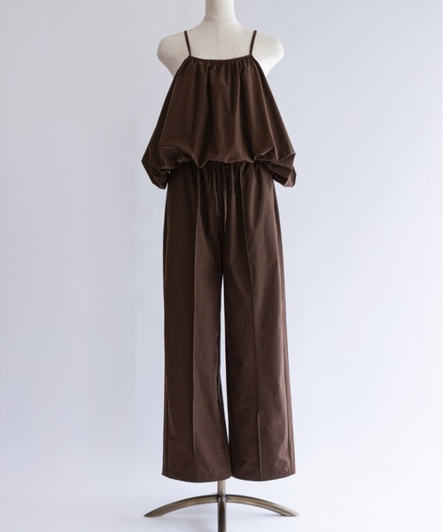 EN NEUME(エンノイム)の「Water-Repellent Pintuck Wide Pants(その他パンツ・レディース・アイボリー/ブラック/ブラウン・FREE)」の11枚目の写真