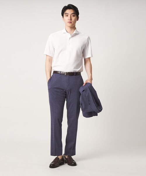 A DAY IN THE LIFE UNITED ARROWS(アデイインザライフユナイテッドアローズ)の「PrimeFlex® ドライメッシュ カッタウェイカラー ポロシャツ-吸水速乾-<A DAY IN THE LIFE>(ポロシャツ・メンズ・ダークグレー/ライトブルー/ホワイト・XL/L/M)」の5枚目の写真