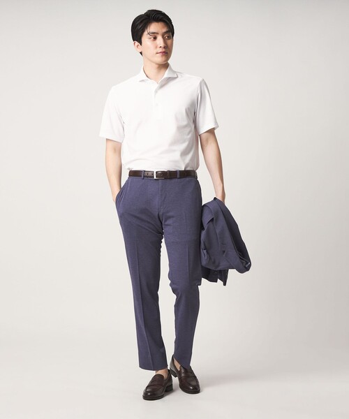 A DAY IN THE LIFE UNITED ARROWS(アデイインザライフユナイテッドアローズ)の「PrimeFlex® ドライメッシュ カッタウェイカラー ポロシャツ-吸水速乾-<A DAY IN THE LIFE>(ポロシャツ・メンズ・ダークグレー/ライトブルー/ホワイト・XL/L/M)」の6枚目の写真