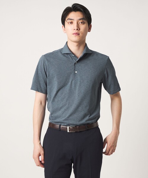 A DAY IN THE LIFE UNITED ARROWS(アデイインザライフユナイテッドアローズ)の「PrimeFlex® ドライメッシュ カッタウェイカラー ポロシャツ-吸水速乾-<A DAY IN THE LIFE>(ポロシャツ・メンズ・ダークグレー/ライトブルー/ホワイト・XL/L/M)」の7枚目の写真