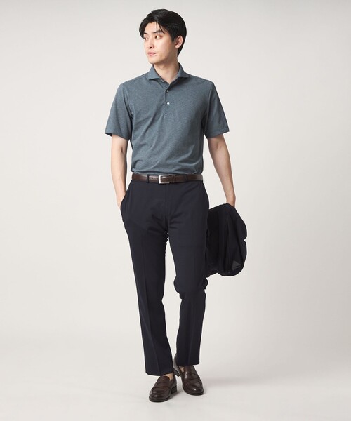 A DAY IN THE LIFE UNITED ARROWS(アデイインザライフユナイテッドアローズ)の「PrimeFlex® ドライメッシュ カッタウェイカラー ポロシャツ-吸水速乾-<A DAY IN THE LIFE>(ポロシャツ・メンズ・ダークグレー/ライトブルー/ホワイト・XL/L/M)」の8枚目の写真