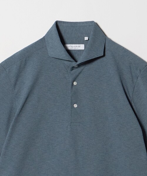 A DAY IN THE LIFE UNITED ARROWS(アデイインザライフユナイテッドアローズ)の「PrimeFlex® ドライメッシュ カッタウェイカラー ポロシャツ-吸水速乾-<A DAY IN THE LIFE>(ポロシャツ・メンズ・ダークグレー/ライトブルー/ホワイト・XL/L/M)」の15枚目の写真
