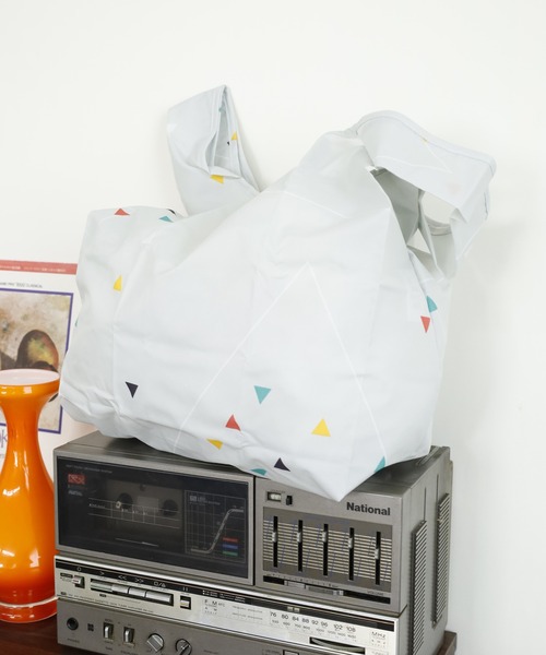 392 plusm(サンキューニプリュスエム)の「392plusm 392 ECO BAG_S サンキューニプリュスエム エコバッグ S(エコバッグ/サブバッグ・メンズ・ネイビー系6/グレー系4/ホワイト系6/イエロー系8/レッド系4/ブルー系8/グリーン系・ONE)」の1枚目の写真