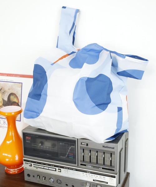 392 plusm(サンキューニプリュスエム)の「392plusm 392 ECO BAG_S サンキューニプリュスエム エコバッグ S(エコバッグ/サブバッグ・メンズ・ネイビー系6/グレー系4/ホワイト系6/イエロー系8/レッド系4/ブルー系8/グリーン系・ONE)」の5枚目の写真