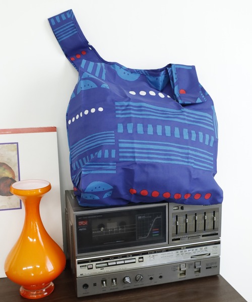392 plusm(サンキューニプリュスエム)の「392plusm 392 ECO BAG_S サンキューニプリュスエム エコバッグ S(エコバッグ/サブバッグ・メンズ・ネイビー系6/グレー系4/ホワイト系6/イエロー系8/レッド系4/ブルー系8/グリーン系・ONE)」の8枚目の写真
