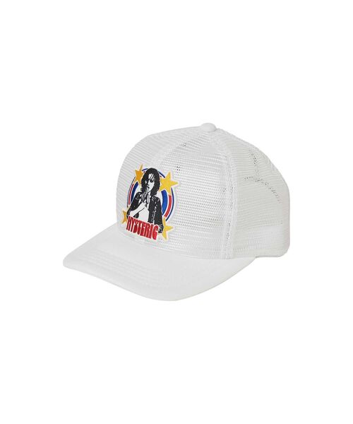 HYSTERIC GLAMOUR(ヒステリックグラマー)の「WOMAN BANANAワッペン オールメッシュキャップ(キャップ・メンズ・ネイビー/ブラック/ホワイト・FREE)」の2枚目の写真