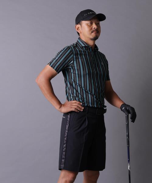 St ANDREWS(セントアンドリュース)の「【St ANDREWS】【ストレッチ】ストレッチジャガードショートパンツ (MENS)(その他パンツ・メンズ・ホワイト/ブラック/ベージュ・M/L/LL)」の2枚目の写真
