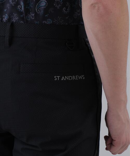 St ANDREWS(セントアンドリュース)の「【St ANDREWS】【ストレッチ】ストレッチジャガードショートパンツ (MENS)(その他パンツ・メンズ・ホワイト/ブラック/ベージュ・M/L/LL)」の10枚目の写真