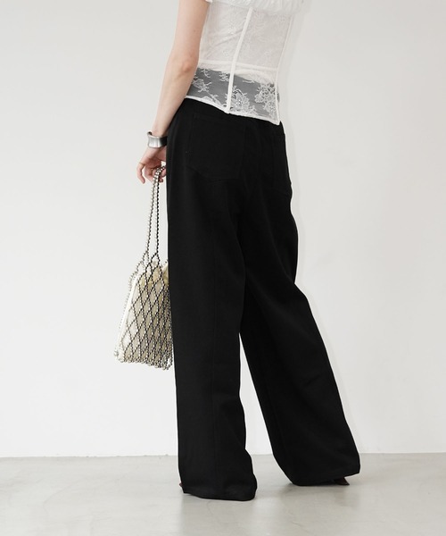 chuclla(チュクラ)の「ワイドストレートスラックス chw26s333(その他パンツ・レディース・グレー/ブラック・L/S/M)」の13枚目の写真