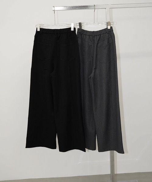 chuclla(チュクラ)の「ワイドストレートスラックス chw26s333(その他パンツ・レディース・グレー/ブラック・L/S/M)」の19枚目の写真