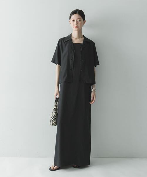 URBAN RESEARCH(アーバンリサーチ)の「『接触冷感』キュプラショートシャツ(シャツ/ブラウス・レディース・ブラック/ブラウン・FREE)」の17枚目の写真