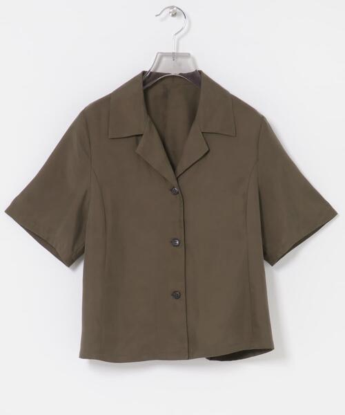 URBAN RESEARCH(アーバンリサーチ)の「『接触冷感』キュプラショートシャツ(シャツ/ブラウス・レディース・ブラック/ブラウン・FREE)」の8枚目の写真