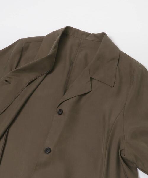 URBAN RESEARCH(アーバンリサーチ)の「『接触冷感』キュプラショートシャツ(シャツ/ブラウス・レディース・ブラック/ブラウン・FREE)」の7枚目の写真