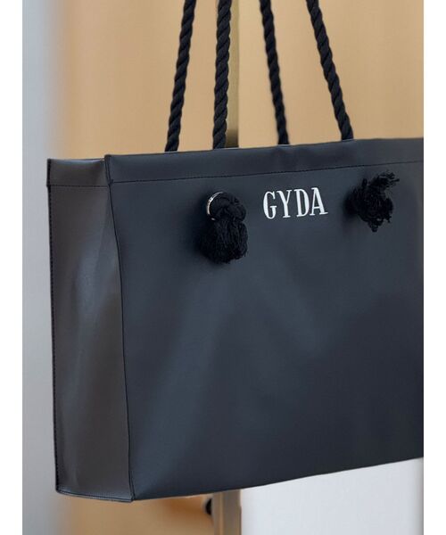 GYDA(ジェイダ)の「GYDAロープLフェイクレザートートBAG(トートバッグ・レディース・ブラック・FREE)」の4枚目の写真
