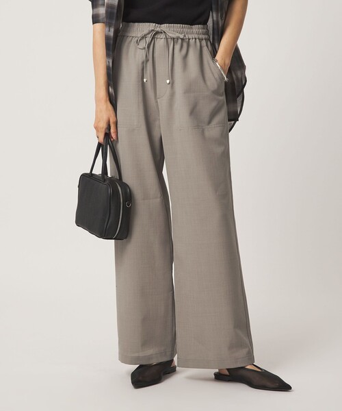 green label relaxing（グリーンレーベルリラクシング）の「［size SHORT/TALLあり］ドライ イージー パンツ（その他パンツ・レディース・ブラック/ライトグレー/モカ・34/36/38/40/TALL/SHORT）」の8枚目の写真