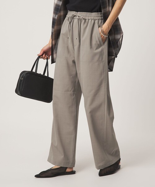 green label relaxing（グリーンレーベルリラクシング）の「［size SHORT/TALLあり］ドライ イージー パンツ（その他パンツ・レディース・ブラック/ライトグレー/モカ・34/36/38/40/TALL/SHORT）」の10枚目の写真
