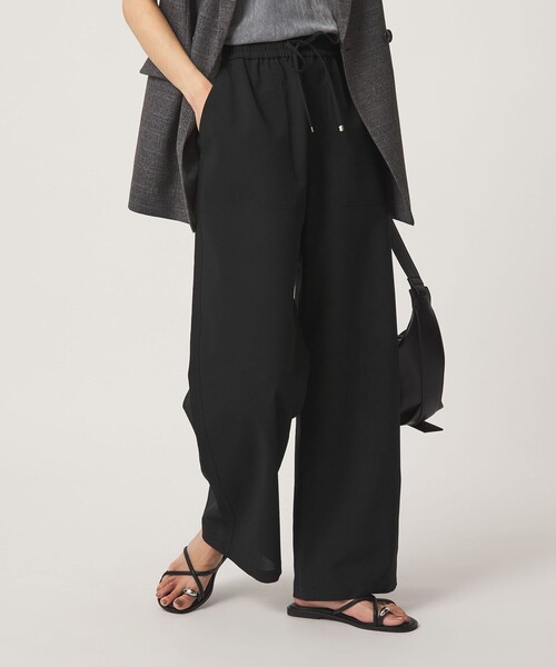 green label relaxing（グリーンレーベルリラクシング）の「［size SHORT/TALLあり］ドライ イージー パンツ（その他パンツ・レディース・ブラック/ライトグレー/モカ・34/36/38/40/TALL/SHORT）」の13枚目の写真