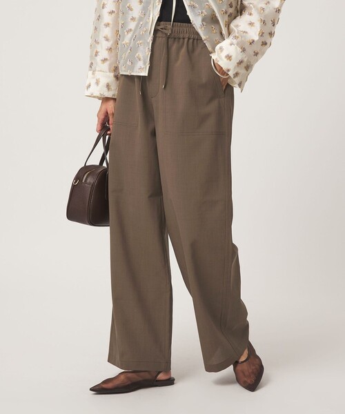 green label relaxing（グリーンレーベルリラクシング）の「［size SHORT/TALLあり］ドライ イージー パンツ（その他パンツ・レディース・ブラック/ライトグレー/モカ・34/36/38/40/TALL/SHORT）」の17枚目の写真
