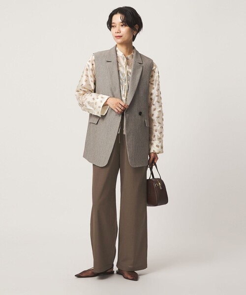 green label relaxing（グリーンレーベルリラクシング）の「［size SHORT/TALLあり］ドライ イージー パンツ（その他パンツ・レディース・ブラック/ライトグレー/モカ・34/36/38/40/TALL/SHORT）」の19枚目の写真