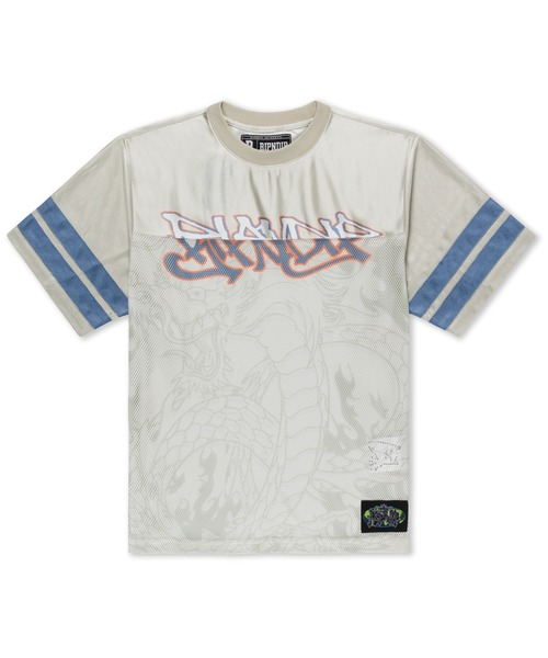 RIPNDIP(リップンディップ)の「TOO FAST FOOTBALL JERSEY(Tシャツ/カットソー・メンズ・アイボリー・SMALL/MEDIUM/LARGE/X-LARGE/XX-LARGE)」の1枚目の写真