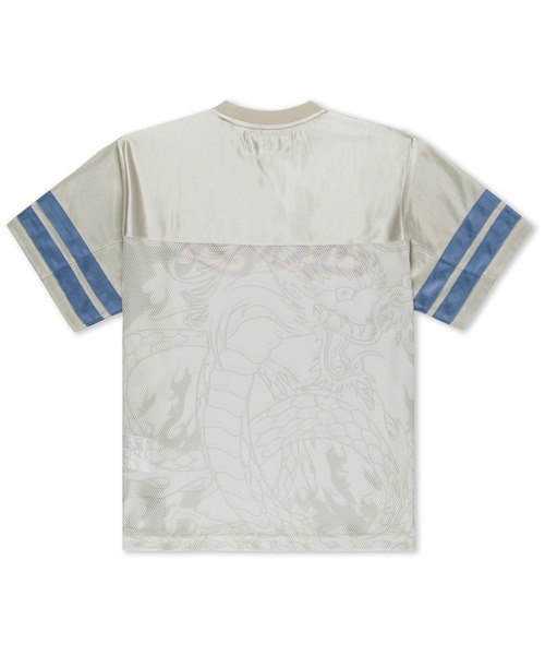 RIPNDIP(リップンディップ)の「TOO FAST FOOTBALL JERSEY(Tシャツ/カットソー・メンズ・アイボリー・SMALL/MEDIUM/LARGE/X-LARGE/XX-LARGE)」の3枚目の写真